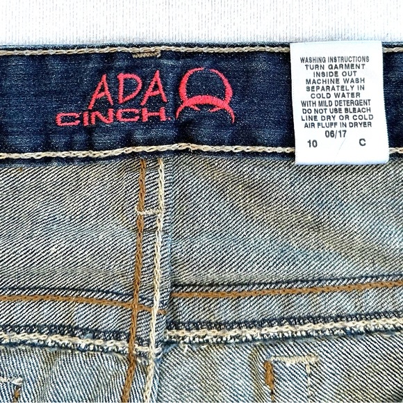 CINCH ADA RELAXED FIT MED STONEWASH RELAXED BOOTCUT JEANS. Sz 11/31 - Picture 10 of 13